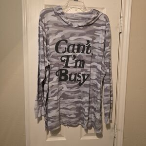 Torrid Classic Fit Camouflage Top
